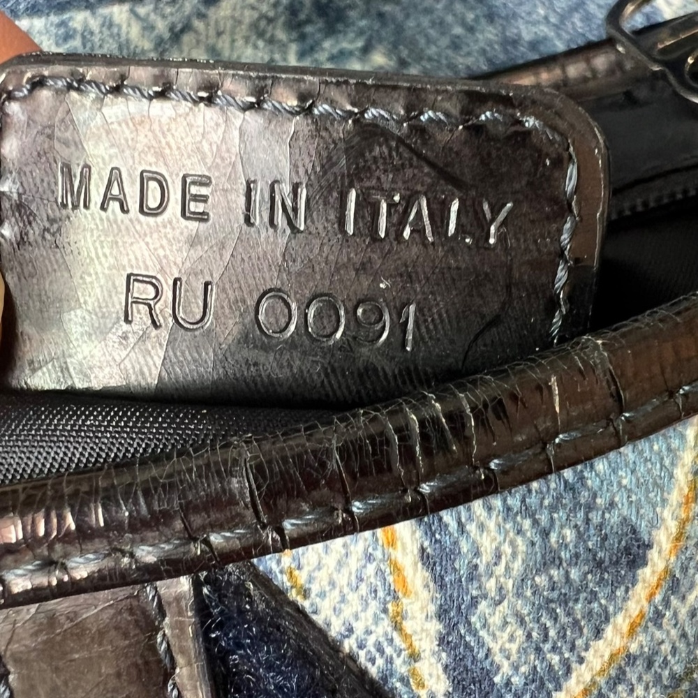 Vintage Christian Dior Denim Saddle Bag - Picture 15 of 15